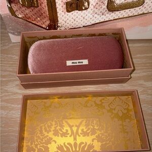 Miu Miu Eyewear Case and Box in Blush Pink - Open to offers